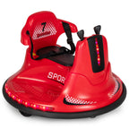 SEDOL 12V High-Performance Kids Bumper Car with 360° Zero-Turn Dual Joysticks Parental Remote Control LED Surround Lighting and Integrated USB/Story Hub