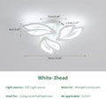 3 Heads Petal LED Ceiling Light, Modern LED Ceiling Lamp in Acrylic, LED Ceiling Lamp in Acrylic Ceiling Light 6500K
