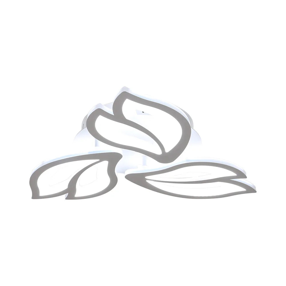 3 Heads Petal LED Ceiling Light, Modern LED Ceiling Lamp in Acrylic, LED Ceiling Lamp in Acrylic Ceiling Light 6500K