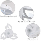 3 Heads Petal LED Ceiling Light, Modern LED Ceiling Lamp in Acrylic, LED Ceiling Lamp in Acrylic Ceiling Light 6500K