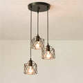 Vintage Ceiling Lamps  Adjustable Cable Ceiling Light Chandeliers for Kitchen, Dining Room, Hallway, Staircase (E27 No Bulbs)