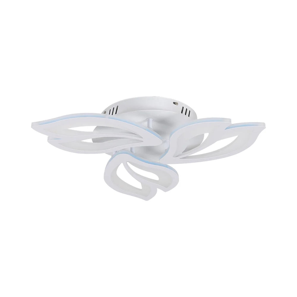 3 Heads Petal LED Ceiling Light, Modern LED Ceiling Lamp in Acrylic, LED Ceiling Lamp in Acrylic Ceiling Light 6500K