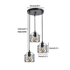 Vintage Ceiling Lamps  Adjustable Cable Ceiling Light Chandeliers for Kitchen, Dining Room, Hallway, Staircase (E27 No Bulbs)