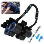SEDOL Abdominal Roller Wheel with Elbow Support Automatic Rebound Core Workout Equipment for Home Gym Fitness Strength Training Abdominal Exercise Machine