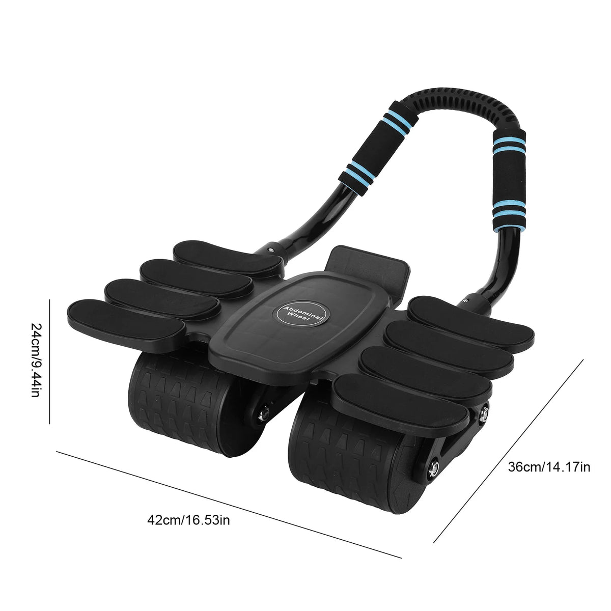 SEDOL Abdominal Roller Wheel with Elbow Support Automatic Rebound Core Workout Equipment for Home Gym Fitness Strength Training Abdominal Exercise Machine