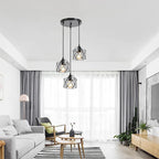 Vintage Ceiling Lamps  Adjustable Cable Ceiling Light Chandeliers for Kitchen, Dining Room, Hallway, Staircase (E27 No Bulbs)