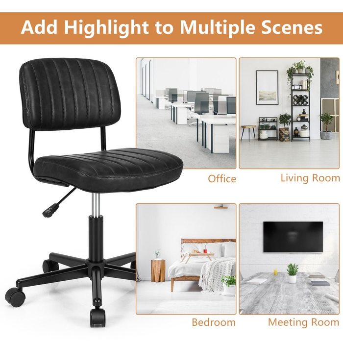Adjustable Ergonomic Leisure Chair with PU Leather