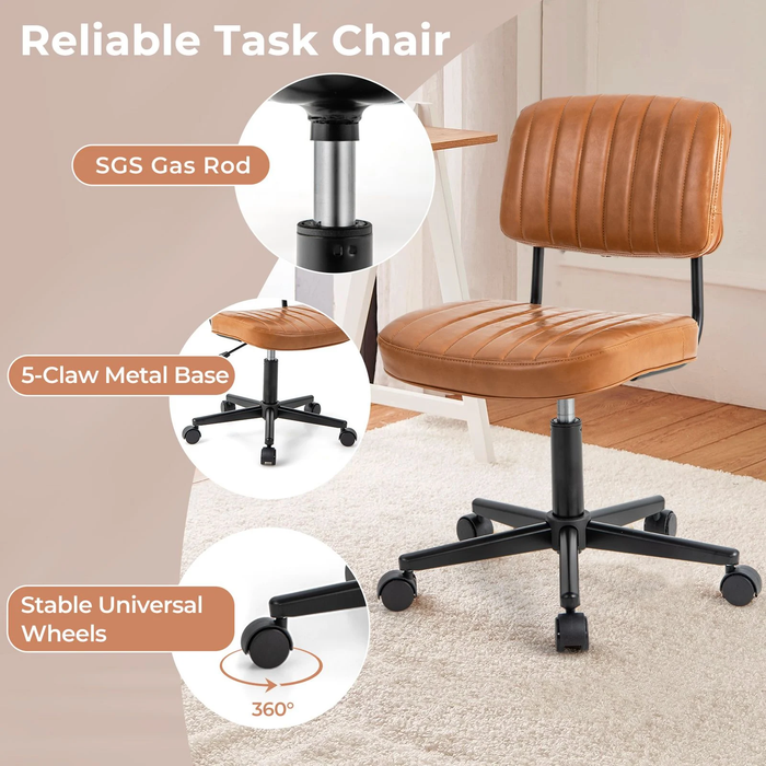 Adjustable Ergonomic Leisure Chair with PU Leather