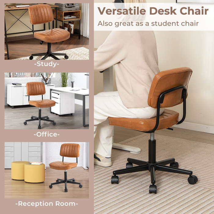Adjustable Ergonomic Leisure Chair with PU Leather