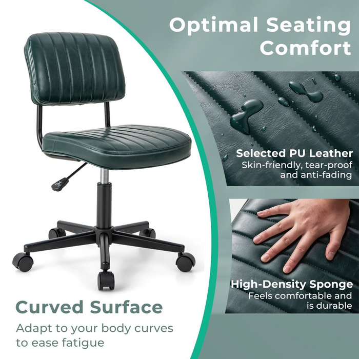 Adjustable Ergonomic Leisure Chair with PU Leather