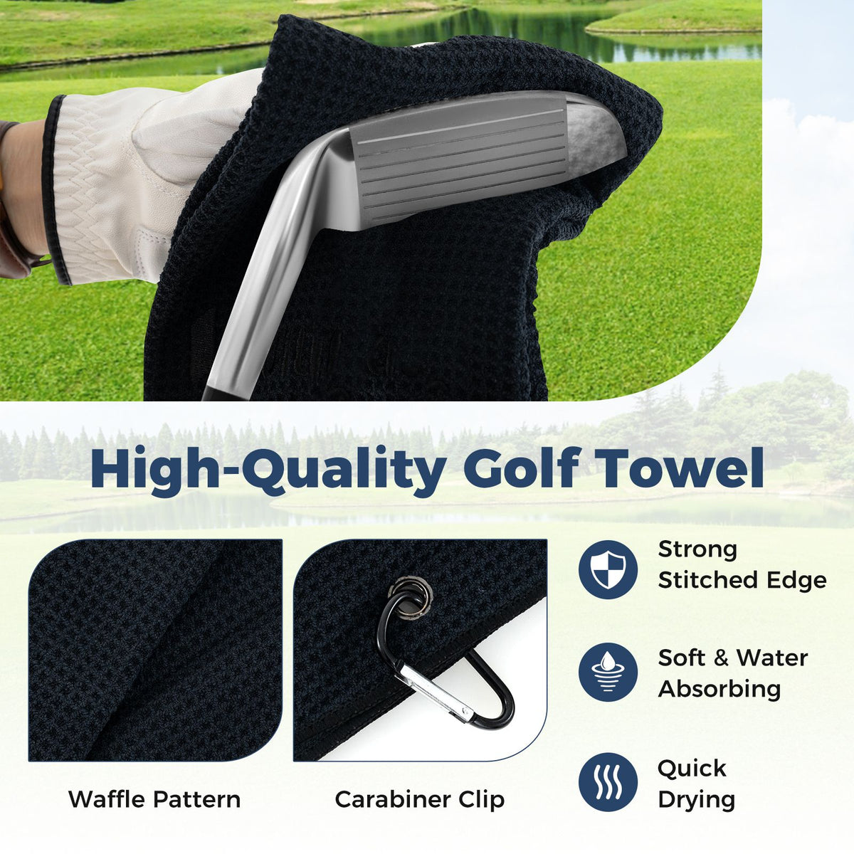 Father's Day Golf Accessories Gift Set - Hi-End Golf Gift Box for Dad