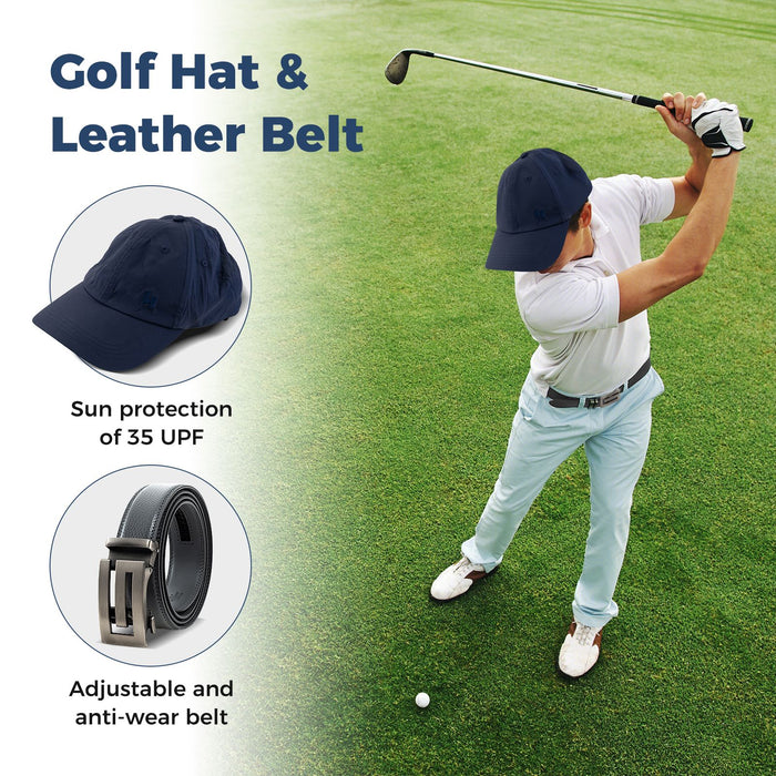 Father's Day Golf Accessories Gift Set - Hi-End Golf Gift Box for Dad