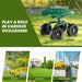 Rolling Garden Work Seat – Height Adjustable 360° Swivel Chair with Wheels & Tool Tray