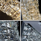 Crystal Cube Wall Sconce