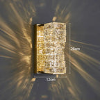 Crystal Cube Wall Sconce