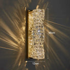 Crystal Cube Wall Sconce