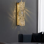 Crystal Cube Wall Sconce