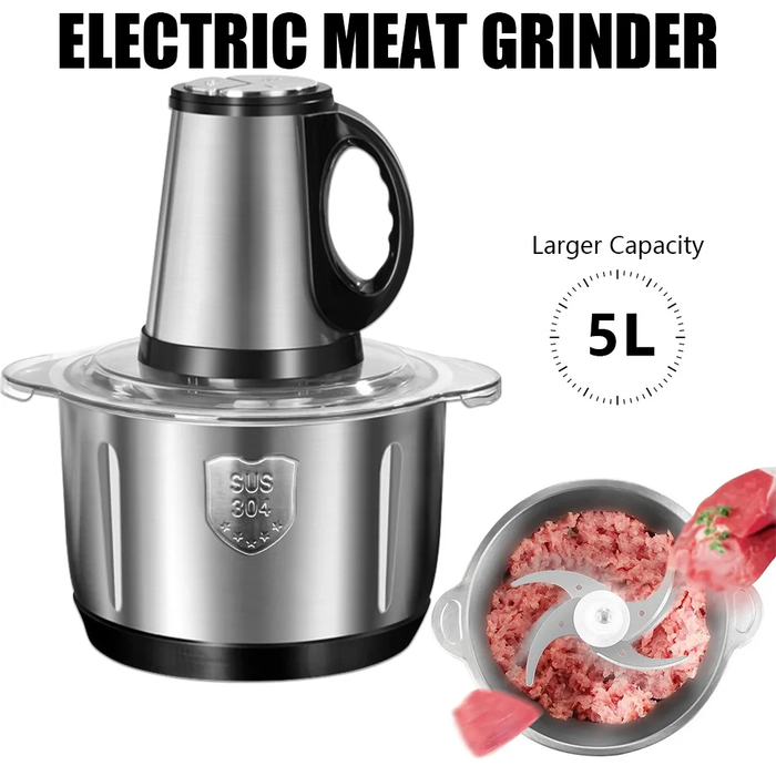 5L Meat Grinder Machine – Multifunctional Electric Food Processor