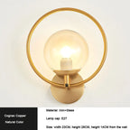 Framed Orb Wall Light