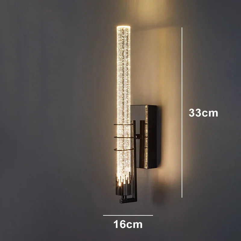 Bubble Crystal Wall Light