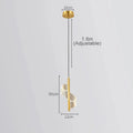 Golden Spiral Pendant Light