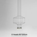 Nordic Black Wireflow Pendant Light