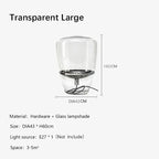 Czech Glass Balloon Table Lamp
