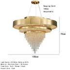 Crystal Cascade Chandelier