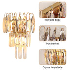 Crystal Tears Wall Light