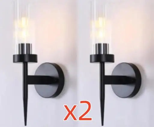 Fluted Glass Wall Light