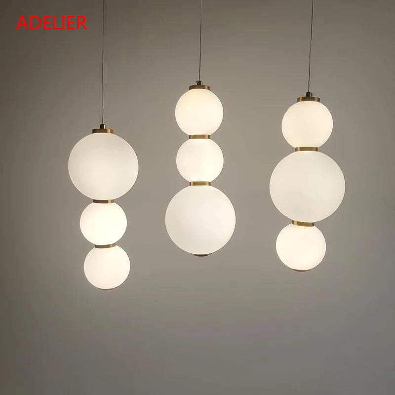 Stacked Balls Pendant Light