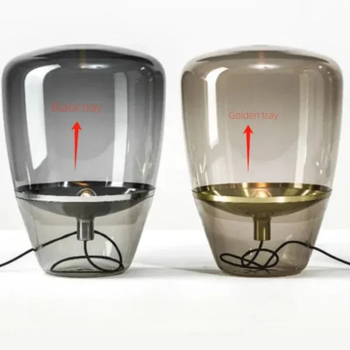 Czech Glass Balloon Table Lamp