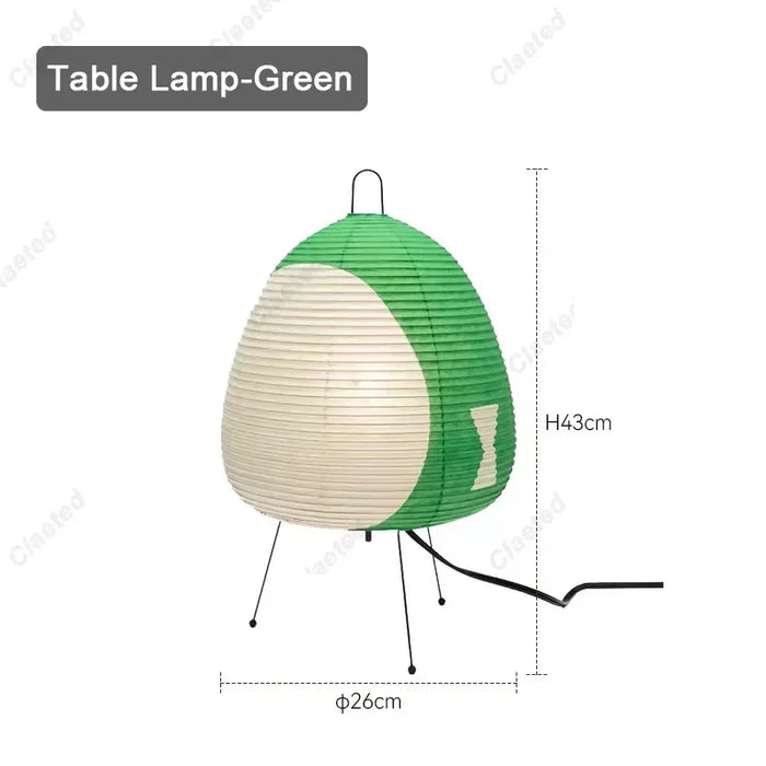 Japanese Rice Paper Table Lamp