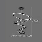 Celestial Orbit Rings Chandelier