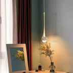 Teardrop Pendant Crystal Light