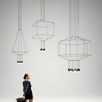 Nordic Black Wireflow Pendant Light