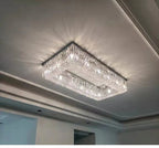 Rectangular Crystal Ceiling Light