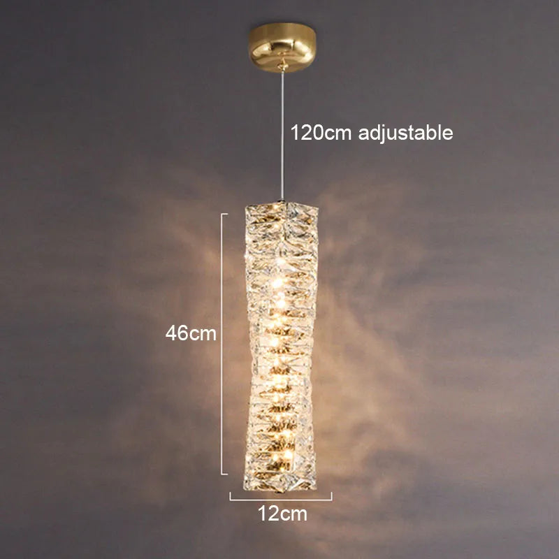 Crystal Cube Wall Sconce