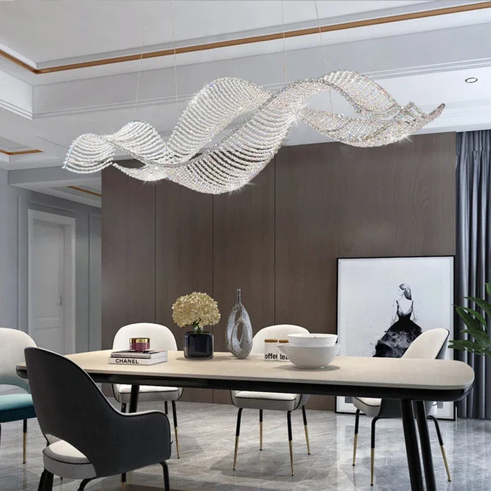 Ocean Wave Crystal Chandelier