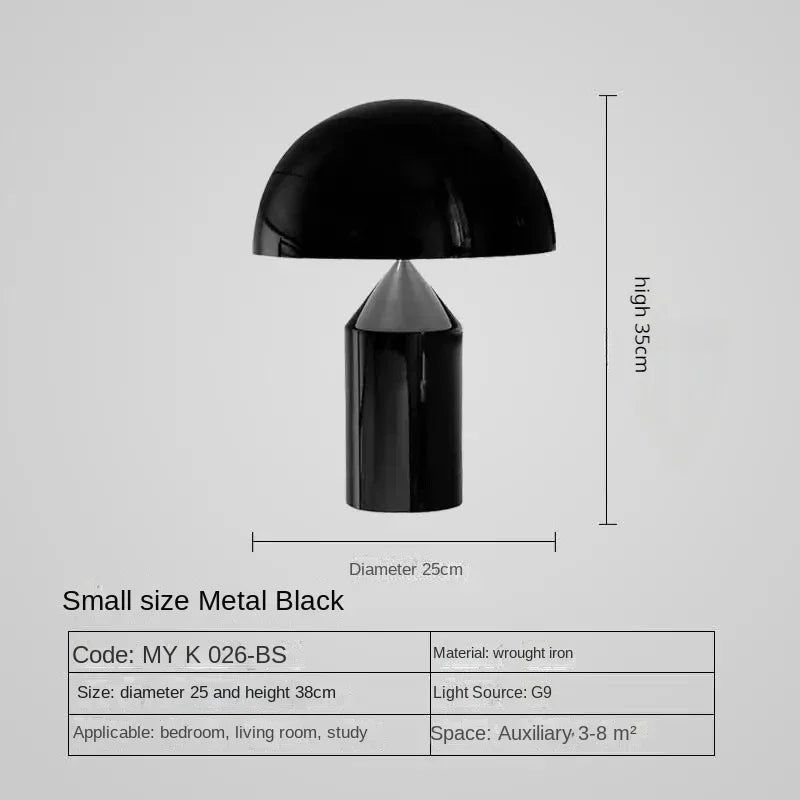 Gold Mushroom Table Lamp