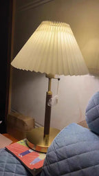 Pleated Shade Table Lamp