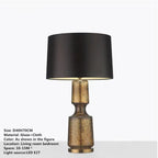 Smoked Glass Table Lamp