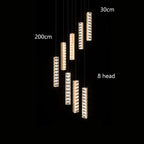 Golden Prisms Chandelier