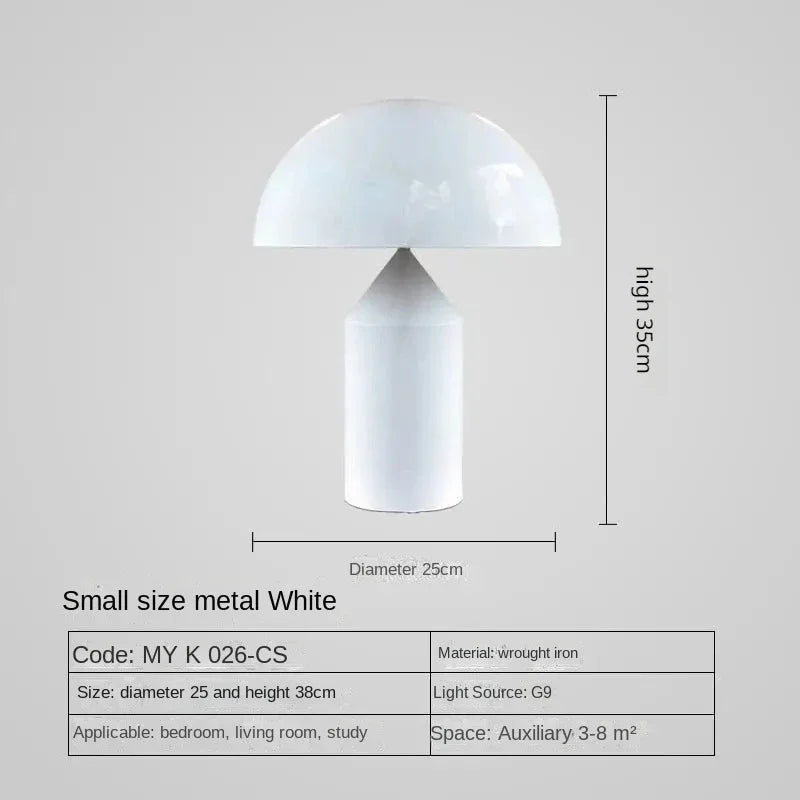 Gold Mushroom Table Lamp