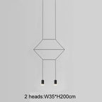 Nordic Black Wireflow Pendant Light