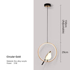 Magpie Bird Pendant Lamp