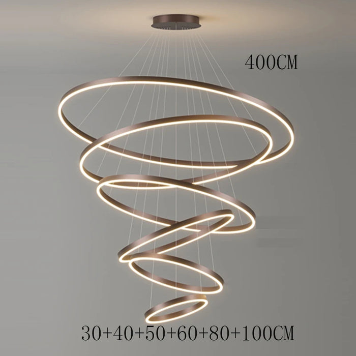 Celestial Orbit Rings Chandelier