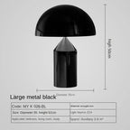 Gold Mushroom Table Lamp