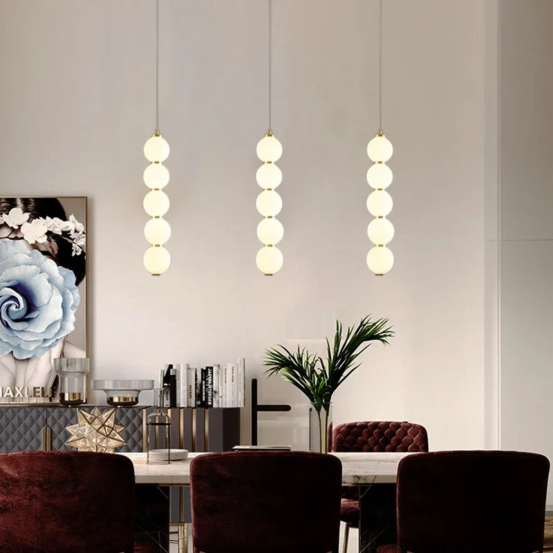 Stacked Balls Pendant Light