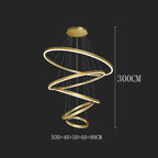 Celestial Orbit Rings Chandelier